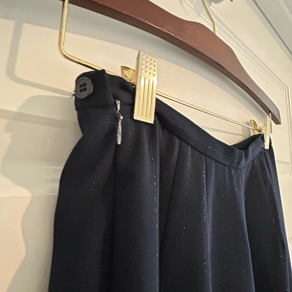 Talbots Vintage Sparkly Dress Pants Blue Size 4 - Picture 14 of 16